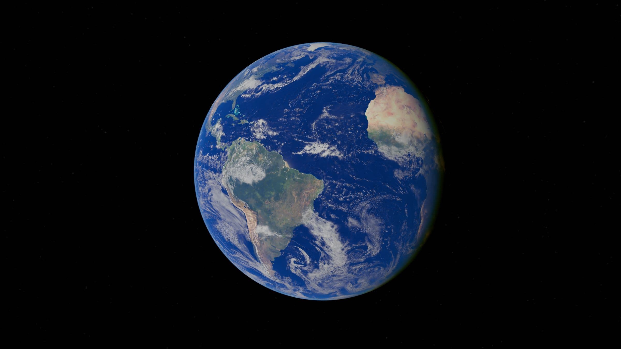 Planeta Terra visto do espaço